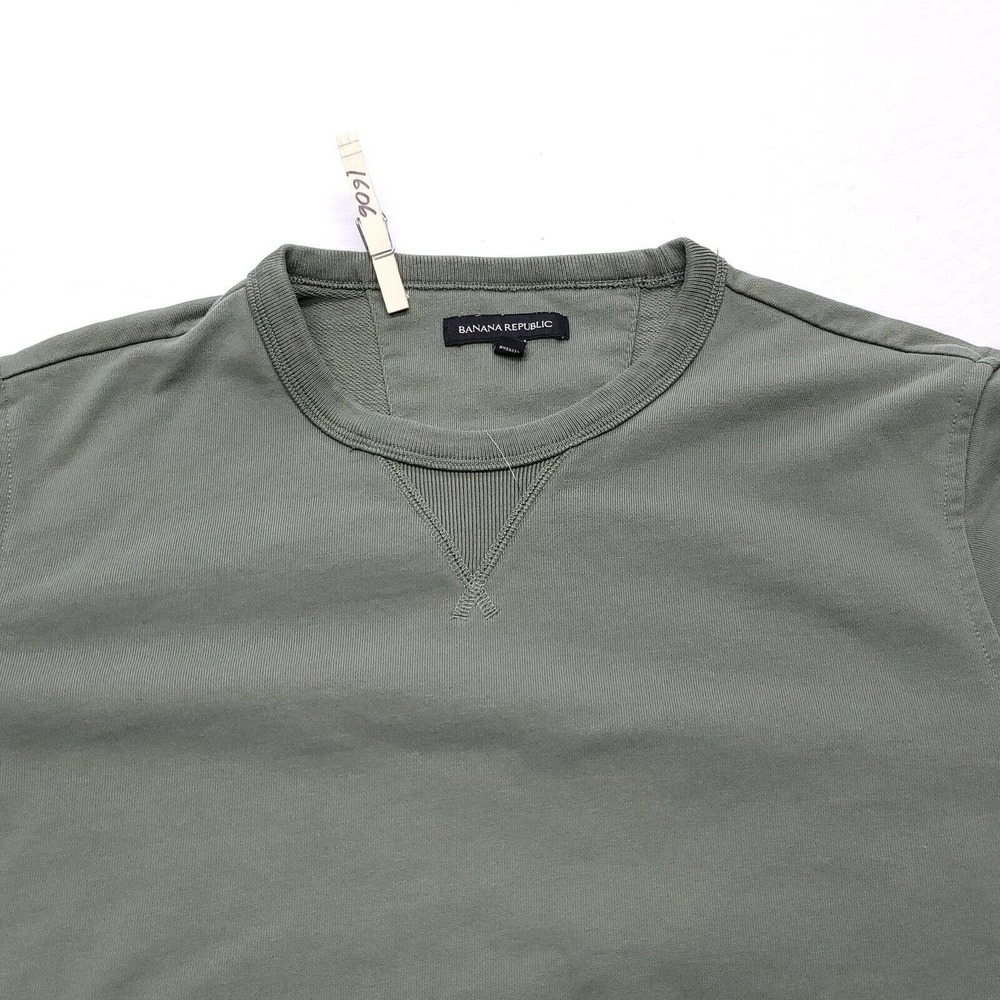 Banana Republic Crew Neck Long Sleeve Casual Sweatshirt Mens Size M Green